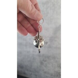 Vintage Silver Tone Metal Pendant